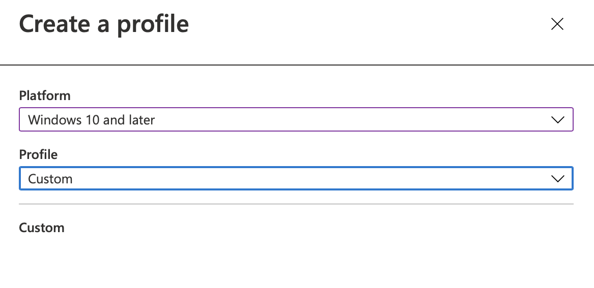 intune policy user rights assignment